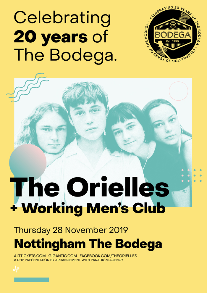 THE ORIELLES / WORKING MEN'S CLUB poster image